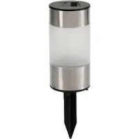 Usorteret Lamp Op Zonne-energie Wit Zwart Zilver