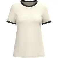Native Spirit NS361 Ecologisch ringer dames T-shirt met contrasterende boorden en verwassen look