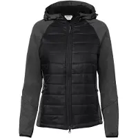 Hakro Regular Fit Dames Hybride Jas zwart, Effen