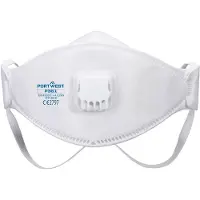 Portwest P361 Trifold FFP3 Dolomite Gevouwen Masker met ventiel (Pk 10)