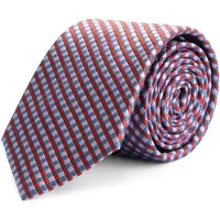 Gents - Stropdas - Stropdas heren - Zijde - Rood/Blauw