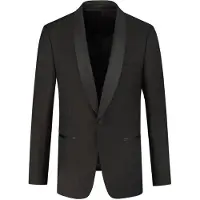 Gents - Jas smoking shawl - Polyblend - Zwart - Maat 48/48