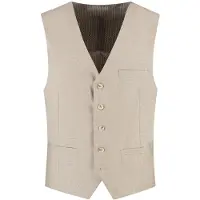 Gents - Gilet / Vest heren - - Polyblend - Beige - Maat 46/46