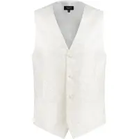 Gents - Gilet / Vest heren - - Polyblend - Ecru - Maat 56/56