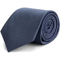 Gents - Stropdas - Stropdas heren - Polyblend - Blauwgrijs