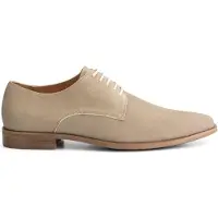 Gents - Heren schoenen - Veterschoenen - Nette schoenen - Suède - Zand - Maat 45/45