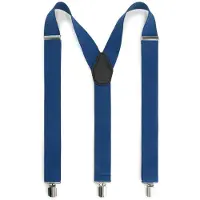 Gents - Bretels 35mm - Elastiek - Royal Blue - Maat One/One
