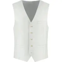 Gents - Gilet / Vest heren - - Polyblend - Ivoorwit - Maat 54/54