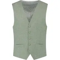 Gents - Gilet / Vest heren - - Polyblend - Saliegroen - Maat 102/102