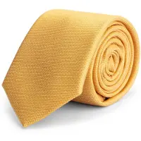 Gents - Stropdas - Stropdas heren - Polyblend - Goudgeel