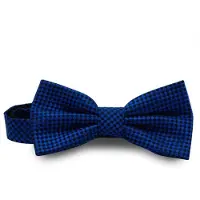 Gents - Strik structuur - Polyblend - Blauw - Maat One/One