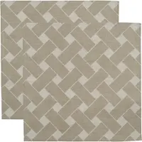 Almedahls Korg XL pannenlap 23x23 cm Natuur-taupe