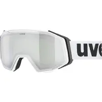 Uvex Skibril Gravity FM White Matt Silver Green