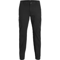 Jack & Jones Plus Cargobroek 'Paul' donkergrijs