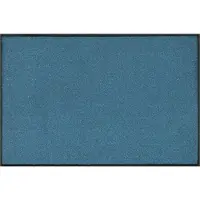 Wash & dry Wash+Dry Trend-Colour Wasbare Deurmat - Steel Blue - 60 x 90 cm
