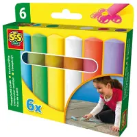 SES Creative Craies pour trottoir 6 pieces