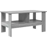 vidaXL Salontafel, grijze Sonoma-kleur, 90 x 50 x 45 cm, houtvezel