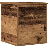 vidaXL Opslagdoos Oud Hout 40 x 42 x 46 cm Bewerkt hout