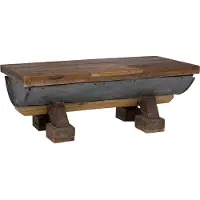 vidaXL Salontafel Naturel 90 x 50 x 35 cm Hout