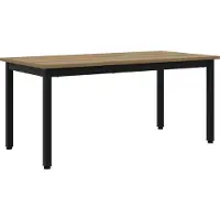 vidaXL Salontafel Ambachtelijk Eiken 100 x 50 x 45 cm Bewerkt hout