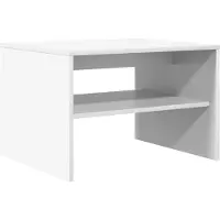 vidaXL Salontafel, wit, 60 x 50 x 40 cm, houtvezel