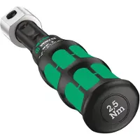Wera Click-Torque XP 1 draaimomentsleutel met standaardinstellingen voor insteekgereedschappen, 2,5-25 Nm, 2,5 Nm, 9x12 x 2,5 Nm x 2.5-25 Nm - 05075670010