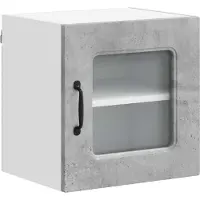 vidaXL Vaatwasserpaneel Kalmar Beton Grijs 40 x 31 x 40 cm