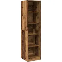 vidaXL Kledingkast 50x50x200 cm bewerkt hout oud hout