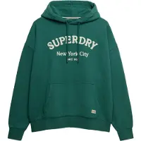 Superdry Sweatshirt smaragd / wit