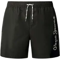 Pepe Jeans Zwemshorts lichtgrijs / zwart