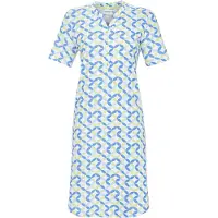 Ringella nachthemd grafisch blauw | Maat 44