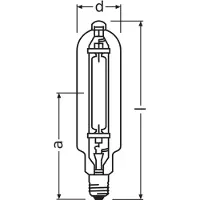 Osram E40 HQI Lamp | 2000W 230V 7250K 872 | 180000lm