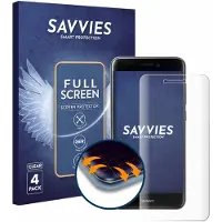 Savvies - Screenprotector voor Huawei P9 Lite (2017) - Folie Beschermfolie transparant volledig dekking 4 Stuks