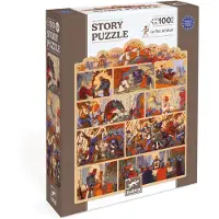 Djeco puzzel - kinderpuzzel Le Roi Arthur ridder avontuur.
