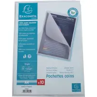 Exacompta L-map A4 Transparant wit Papier 110 g/m² 500 Stuks
