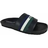 Björn Borg Unisex Heritage Slides Zwart | Maat: 39