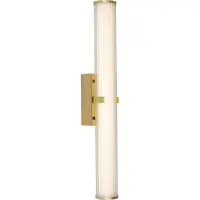 Searchlight Wandlamp Clamp H 63 cm IP44 goud