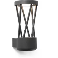 LOREFAR 71285, Wandlamp voor buiten, donkergrijs, aluminium, IP65, Klasse I, 10W