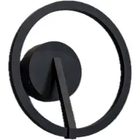 Artdelight Zwarte wandlamp Oregon strak design