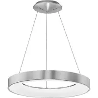Lyora Hanglamp Rando Thin zilvergrijs Ø 60cm