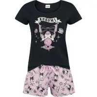 Hello Kitty - Anime Pyjama - and Friends - Kuromi - Crystal Ball - M tot XXL - voor Vrouwen - meerkleurig | Maat M