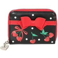 Banned Retro Portemonnee - Cherries and Bows Purse - voor Vrouwen - meerkleurig - Maat Standard