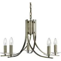 Searchlight Messing hanglamp Ascona Ø 62cm