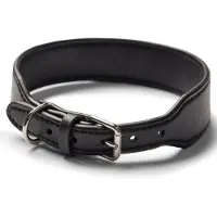 BOSS Halsband voor honden van gerecycled leer
