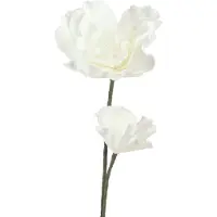 Viana Grote Foam Bloemen Foam Kunstbloemen Wit 85cm 2st