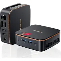 Blackview MP20 Mini PC - AMD Ryzen 3 3300U - 16 GB DDR4 RAM - 512 GB M.2 SSD - Windows 11 Pro - Tot 3,5 GHz - WiFi 5 - 4K UHD - Microcomputers voor thuis - gaming - kantoor - Zwart