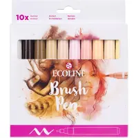 Bruynzeel Brush Pen set Portret | 10 colours