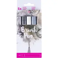 Ecoline Brush Pen set Schaduw| 5 colours