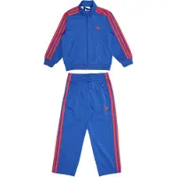 Adidas Joggingpak 'Firebird' blauw / rood