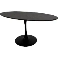 Kick Collection Jari - Eettafel ovaal - Stijlvol design - Zwart
